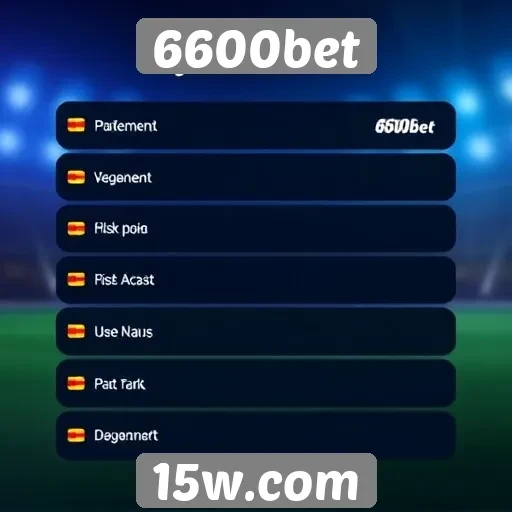 Métodos de pagamento disponíveis no 6600bet